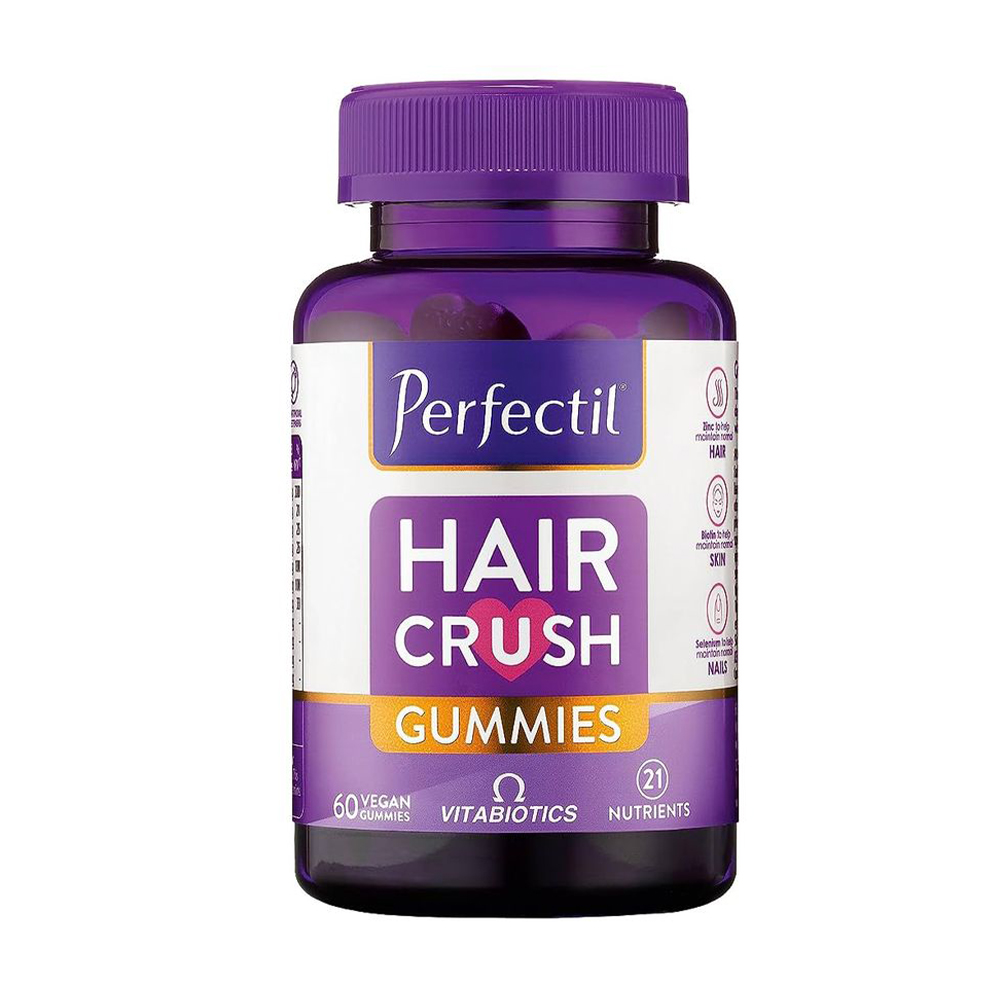 Комплекс для волосся Vitabiotics Perfectil Hair Crush, 60  жувальних пастилок